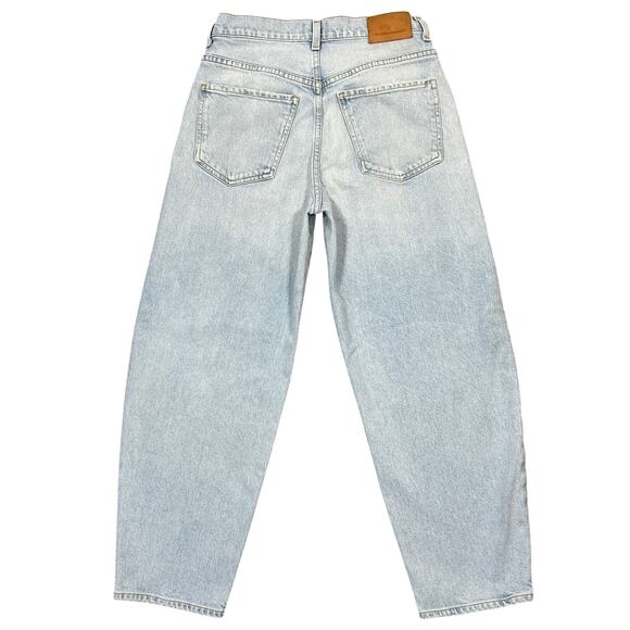 Citizens of Humanity Calista Curve Jeans 26" Exposed Zipper Balloon Barrel Leg - Picture 3 of 14